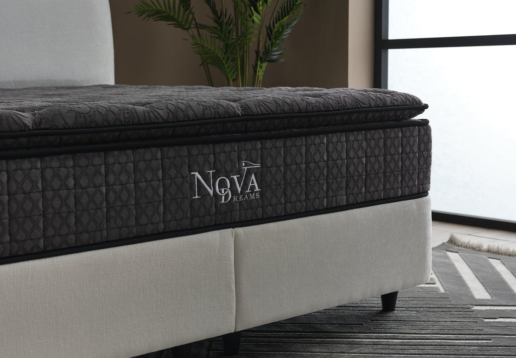 NOVA PELUCHE NOIR RESSORTS