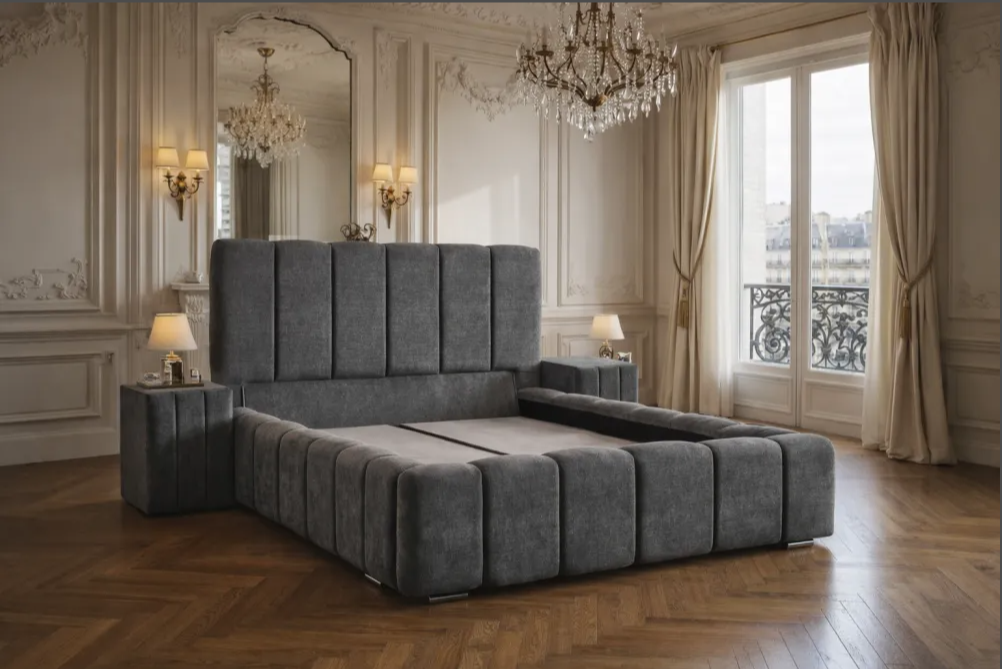 LIT PIANO 160X200 AVEC COFFRE