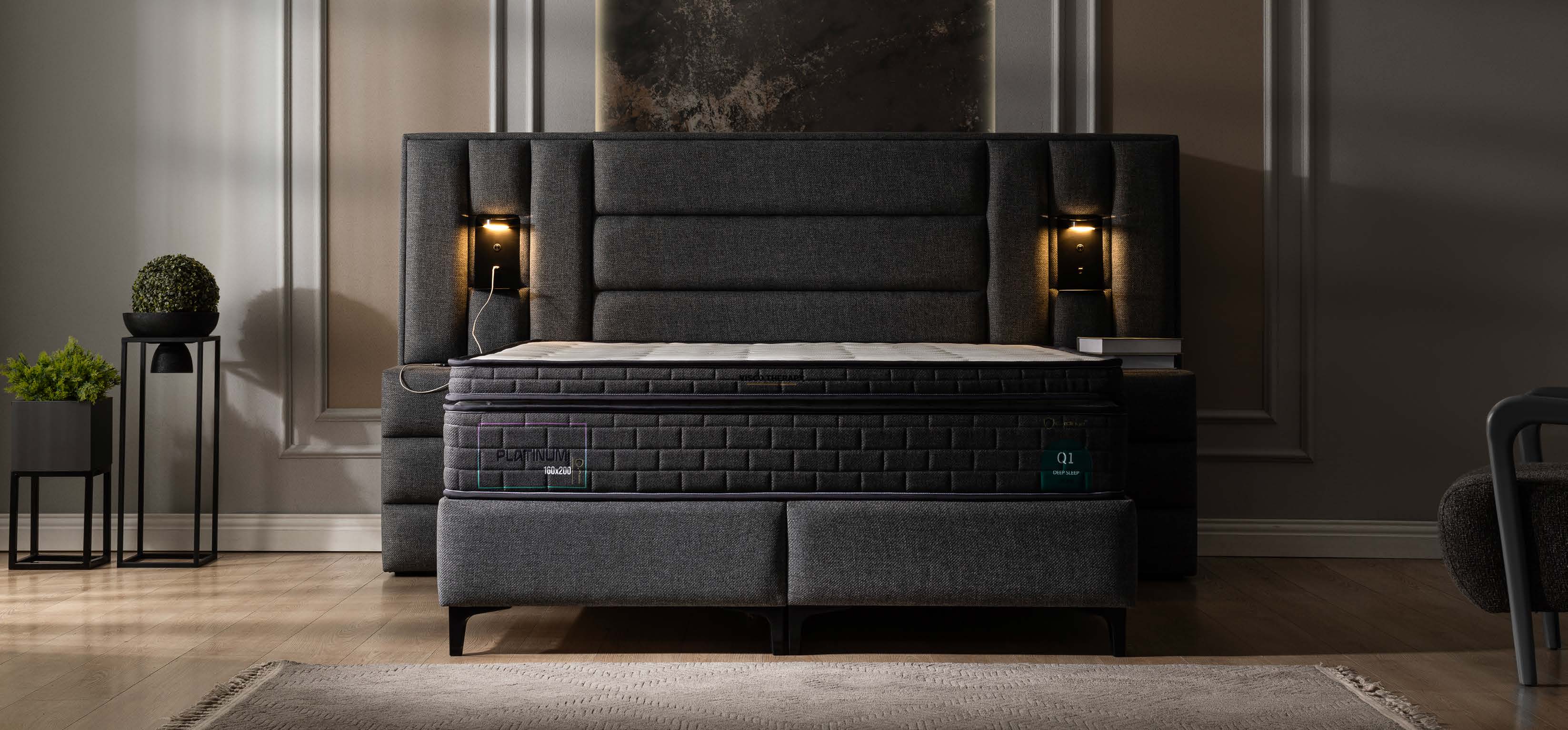 BIENA PLATINUM - Ensemble de lit