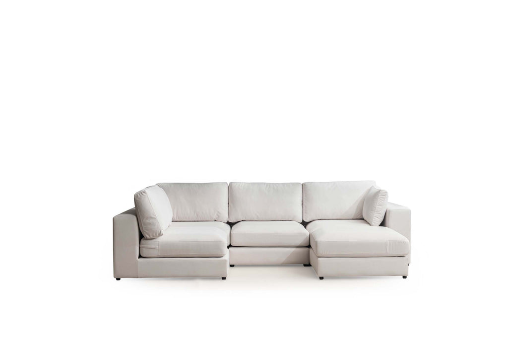 JULIA CORNER (WHITE-FABRIC)