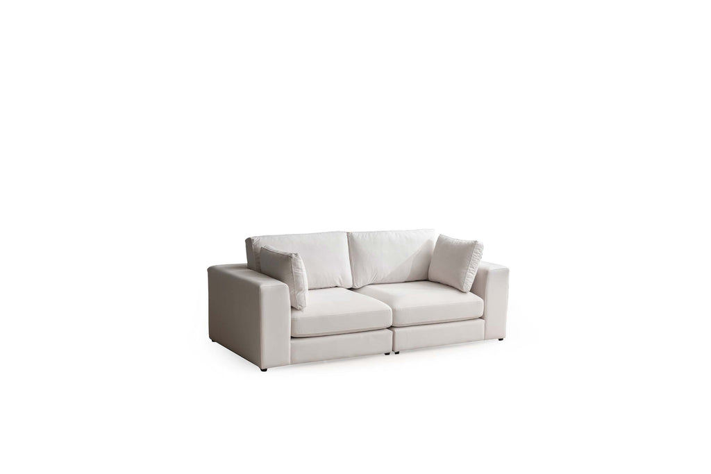 JULIA CORNER (WHITE-FABRIC)