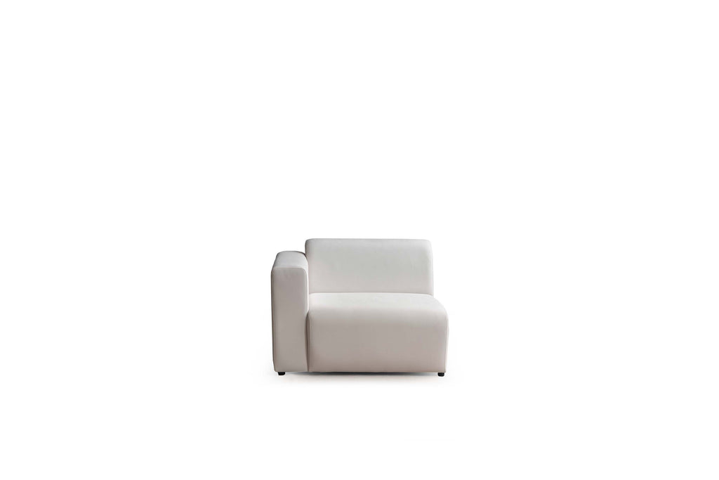 MONT BLANC CORNER (WHITE-FABRIC)