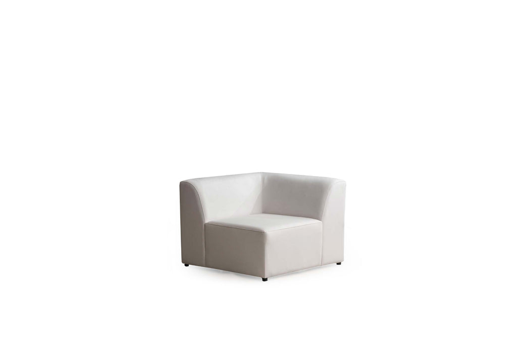 MONT BLANC CORNER (WHITE-FABRIC)