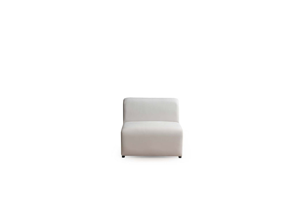 MONT BLANC CORNER (WHITE-FABRIC)