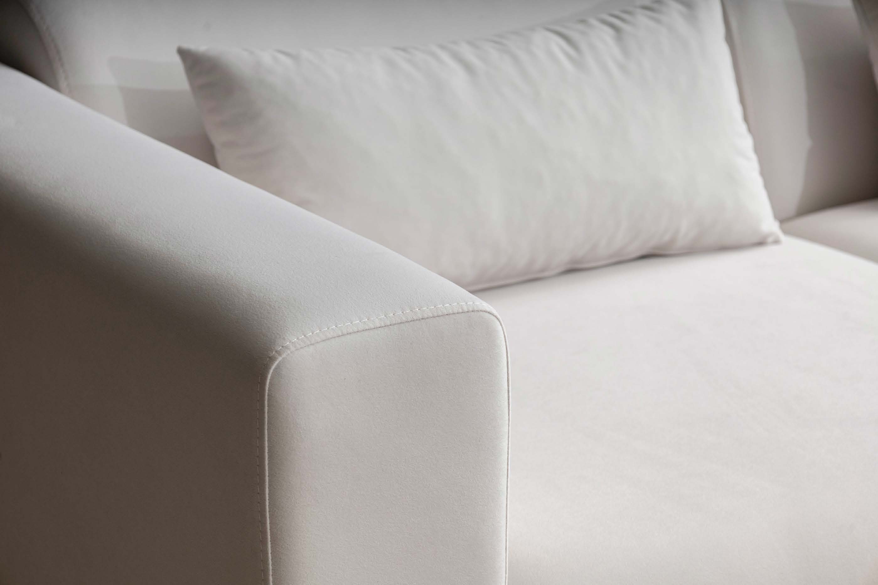 MONT BLANC CORNER (WHITE-FABRIC)