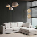 JULIA CORNER (WHITE-FABRIC)