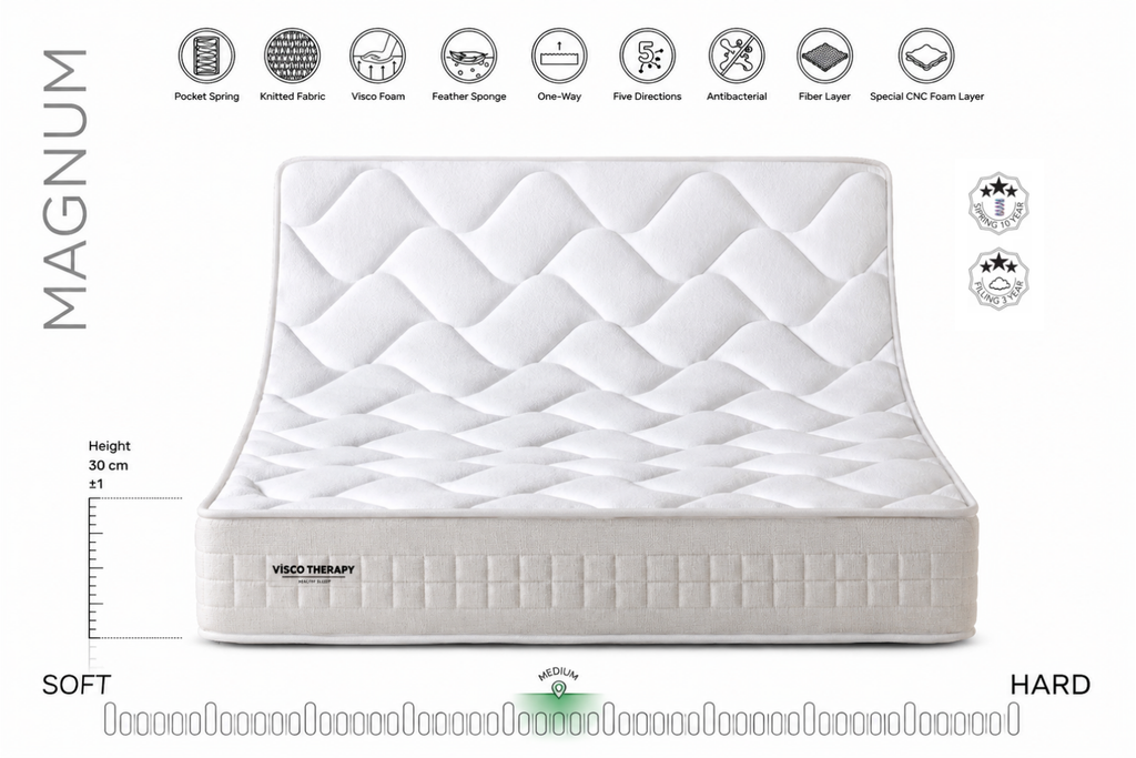 BIENA MAGNUM - Matelas (Mousse Visco)