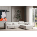 MONT BLANC CORNER (WHITE-FABRIC)